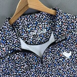 Bad Birdie Quarter Zip Mens XL Black Colorful Drip Zip Velocity Performance Golf